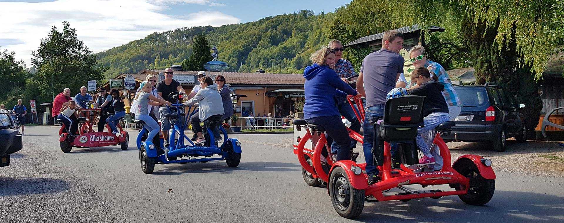 ConferenceBikes für Betriebsausflüge